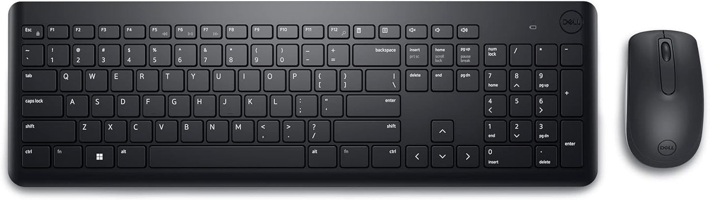 Dell KM3322W Wireless Keyboard and Mouse Combo - Black (UK QWERTY)