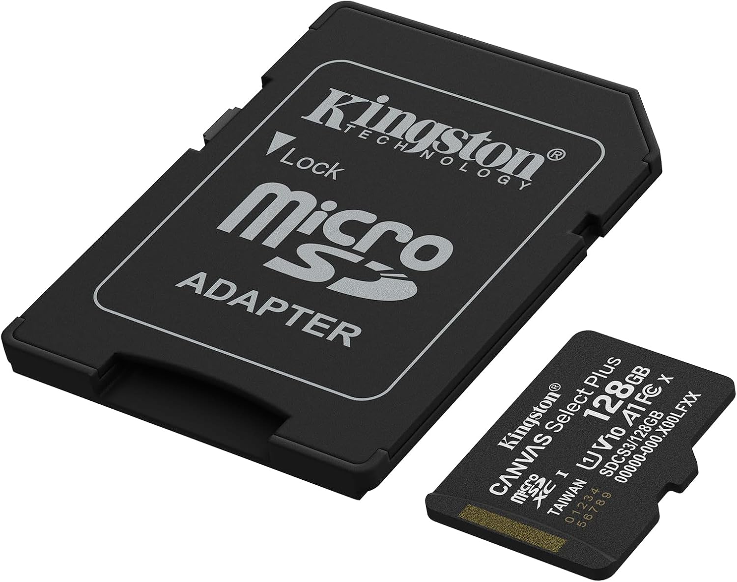 Kingston Canvas Select Plus 128GB microSDXC Memory Card & SD Adapter