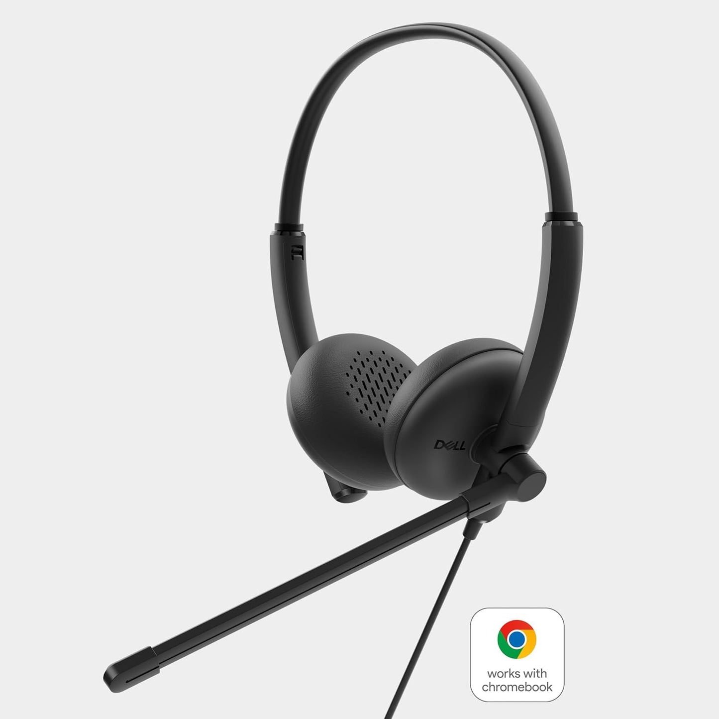 Dell WH125 Wired USB-A Stereo Headset - Black
