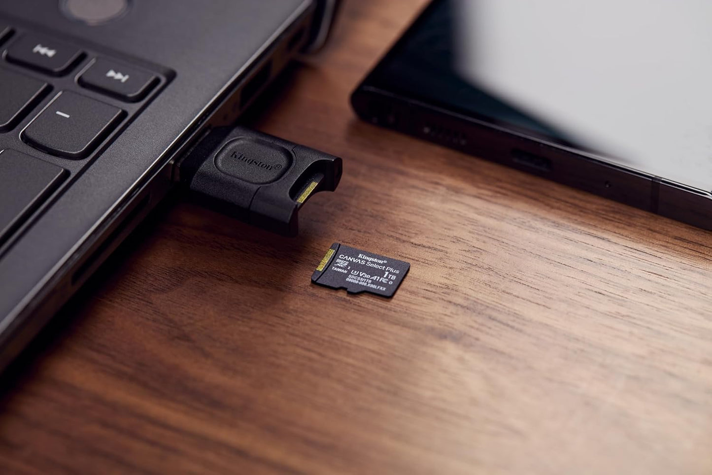 Kingston Canvas Select Plus 128GB microSDXC Memory Card & SD Adapter