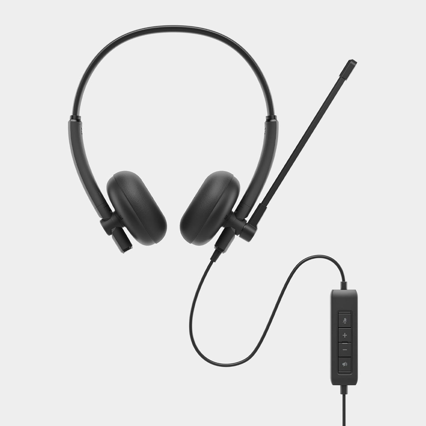 Dell WH125 Wired USB-A Stereo Headset - Black