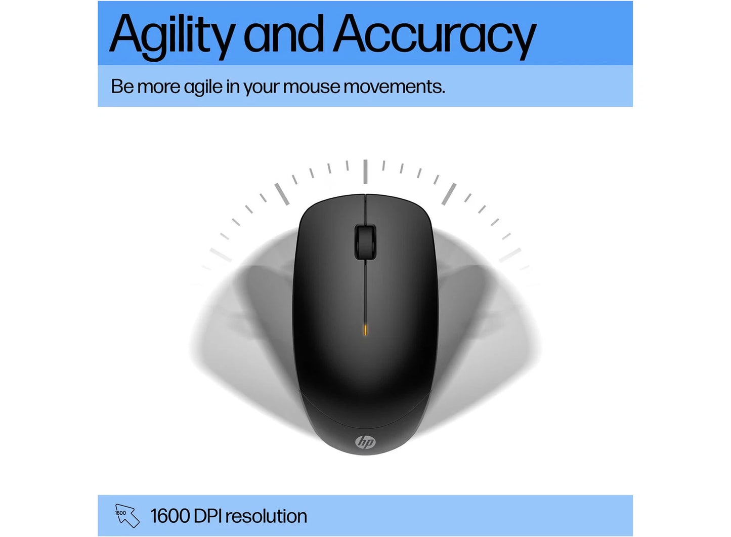 HP 235 Slim Wireless Mouse (Black)