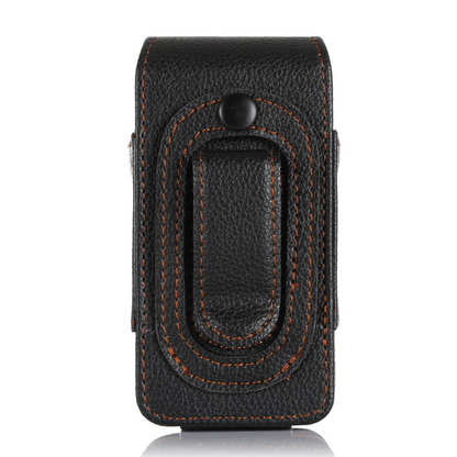 TTfone Original Brown Faux Leather Holster Case (TTCS3) for Lunar TT750, Nova TT650 Mobile