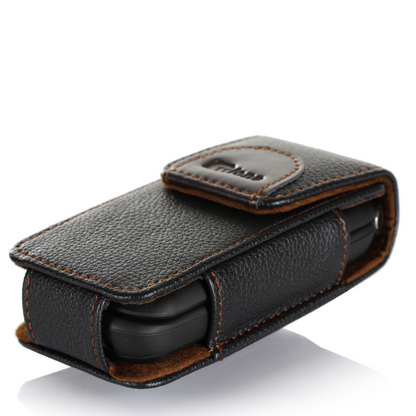 TTfone Original Brown Faux Leather Holster Case (TTCS3) for Lunar TT750, Nova TT650 Mobile